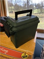hunters reserve plastic ammo box 9"x 5"x 7"