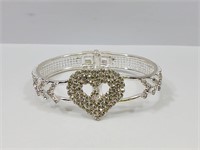 Crystal Hinged Bracelet