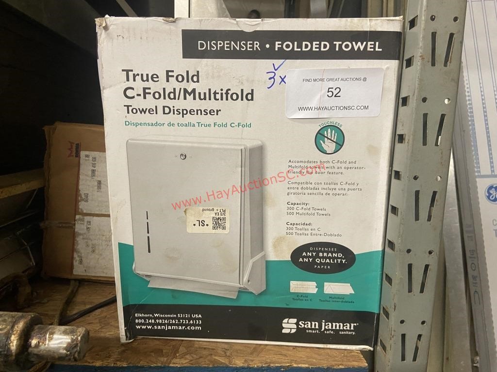 (3) TRI-FOLD PAPER DISPENSERS