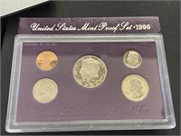1990 US Coin Proof Set S Mint