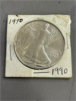 1990 Silver Walking Liberty