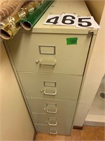 5 Drawer metal filing cabinet