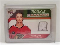 Wyatt Kalynuk Rookies Threads Card