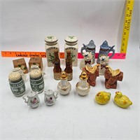 Vintage Lot of Salt and Pepper Shakers