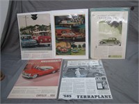 5 Vintage Automobile Advertisements
