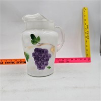 Vintage Bartlett Collins Gay Fad Frosted Pitcher