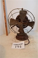 Antique General Electric Pancake Fan (Very Rusty)