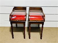 Pair of Showcase Side Tables