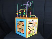 Vintage 5 in 1 Toddler Enrichment Activity Cube