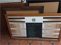 MENU BOARD AND OTHER LOT