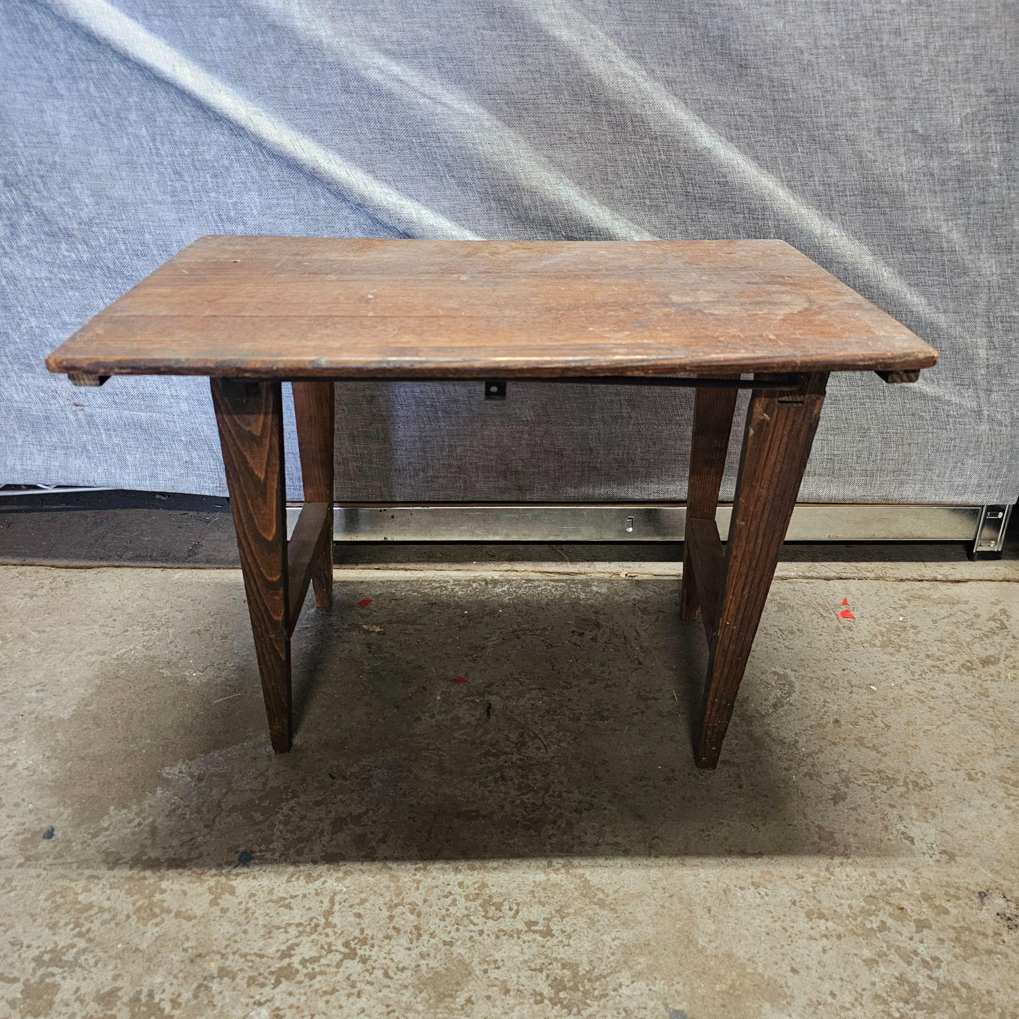 Vintage Wooden Tray Table