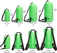 Waterproof Dry Bag 40L  Green - Kayak