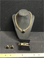 Necklace, Earrings & Bracelet
