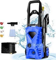 3800PSI Washer  2.8GPM  4 Nozzles  19FT Blue