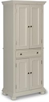 Dover Pantry Cabinet x 30W White Shelf with Drawer