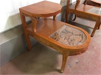 Hand Carved End Table