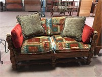 Vintage Sofa w/Wooden Frame