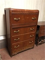 Vintage Waterfall Chest of Drawers