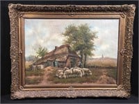 Pastoral Sheep Oil Painting