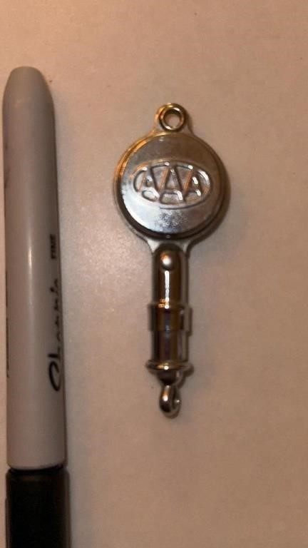 Vintage AAA Dime Holder Key Fob