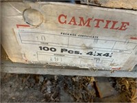 full box of CAMTILE ceramic tile