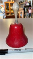 Vintage Hand Held 6 inch School Teacher Bell