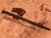 Civil War Scabbard With Leather Frog