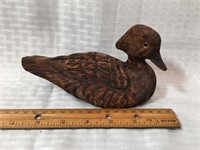 David Maple Carved Wood Duck
