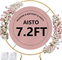 Aisto 7.2FT Golden Metal Backdrop Stand