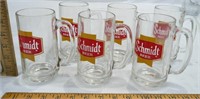 6 Schmidt Beer Mugs