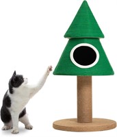 Trumoon Christmas Cat House with Scratching Post