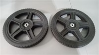 Set of 2 Hard Plastic Utility Wheels - 13.75in
