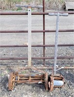 Vintage Reel Mower & Reel Mower Edger