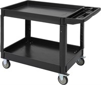Service Cart 2-Shelf  500 lbs  45x25  Black