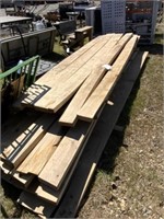 107) Rough cut lumber