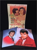 Elvis, John Wayne & Sophia Loren Posters