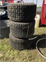 134) 3- 8" mower wheels w/ tires