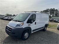 2) 2017 Dodge Ram ProMaster Van, runs & drives