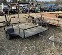 1210) 7'x55" single axle trailer-BS ONLY