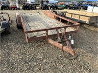 122) 16 ft Home made trailer-BS ONLY