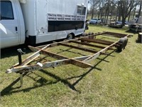 793) 25'x72" dual axle trailer- no floor -BS ONLY