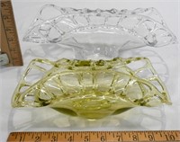 Open Lace Glass Bowls - Like New