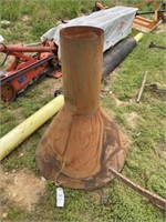 1600) 3' steel funnel