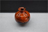 California Originals Orange Drip Small Vase