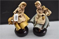 2 Heavy Figurines of Girls made by World Art