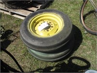 499) 2ea 6.00-14 tractor tire