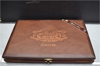 Wooden Cigar Box w/ Pens and Lead