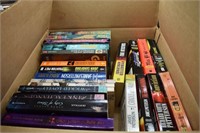 Box of Paperback Fiction Novels