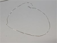 20" Silver Chain Necklace Stamped 925