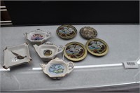 Metal Coasters, Souvenir Tea Bag Holders, Ash Tray